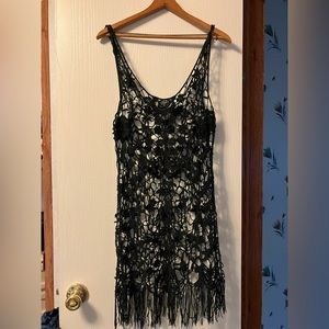 Free People crochet cover up